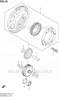ROUE LIBRE DE DEMARREUR pour Suzuki INTRUDER 1800 2012