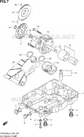 CARTER INFERIEUR   POMPE A HUILE pour Suzuki INTRUDER 1800 2013