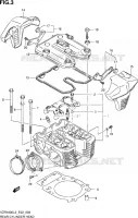CULASSE ARRIERE pour Suzuki INTRUDER 1800 2013