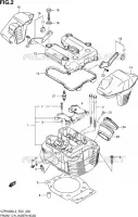 CULASSE AVANT pour Suzuki INTRUDER 1800 2013