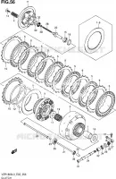 EMBRAYAGE (VZR1800ZL3 E24) pour Suzuki INTRUDER 1800 2013