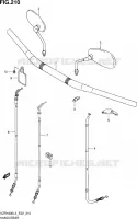 GUIDON (VZR1800ZL3 E24) pour Suzuki INTRUDER 1800 2013
