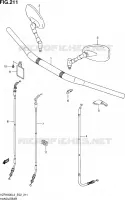 GUIDON (VZR1800ZUFL3 E19) pour Suzuki INTRUDER 1800 2013