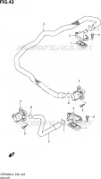 SYSTEME RECYCLAGE GAZ ECHAPPEMENT (VZR1800L3 E19) pour Suzuki INTRUDER 1800 2013