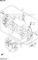ETRIER DE FREIN AVANT pour Suzuki INTRUDER 1800 2014