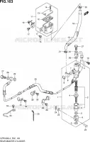 MAITRE CYLINDRE ARRIERE pour Suzuki INTRUDER 1800 2014
