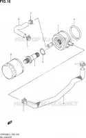 RADIATEUR D'HUILE pour Suzuki INTRUDER 1800 2014