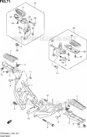 REPOSE PIED pour Suzuki INTRUDER 1800 2014