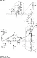 MAITRE CYLINDRE ARRIERE pour Suzuki INTRUDER 1800 2014