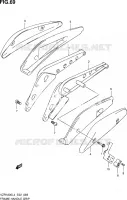 SUPPORT ARRIERE pour Suzuki INTRUDER 1800 2014