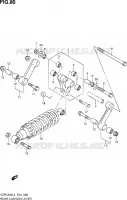 BIELLETTE D'AMORTISSEUR pour Suzuki INTRUDER 1800 2014