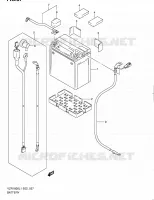 BATTERIE pour Suzuki INTRUDER 1800 2012