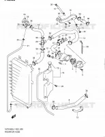 DURITE DE RADIATEUR pour Suzuki INTRUDER 1800 2012