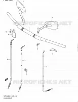 GUIDON (VZR1800L1 E19) pour Suzuki INTRUDER 1800 2012