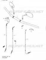 GUIDON (VZR1800ZL1 E24) pour Suzuki INTRUDER 1800 2012