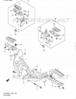 REPOSE PIED pour Suzuki INTRUDER 1800 2012