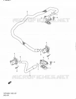 SYSTÈME DE RECYCLAGE GAZ D'ECHAPPEMENT pour Suzuki INTRUDER 1800 2012