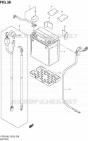 BATTERIE pour Suzuki INTRUDER 1800 2012