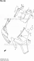 COUVERCLES DE CADRE AVANT (VZR1800L2 E02) pour Suzuki INTRUDER 1800 2012