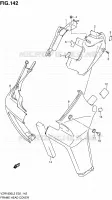 COUVERCLES DE CADRE AVANT (VZR1800ZL2 E19) pour Suzuki INTRUDER 1800 2012
