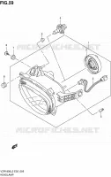 PHARE pour Suzuki INTRUDER 1800 2012