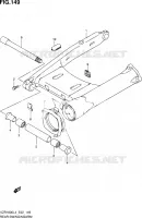 BRAS OSCILLANT ARRIERE pour Suzuki INTRUDER 1800 2014