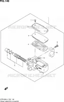 MAITRE CYLINDRE AVANT (VZR1800ZL4 E02) pour Suzuki INTRUDER 1800 2014