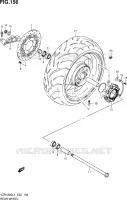ROUE ARRIERE (VZR1800L4 E02) pour Suzuki INTRUDER 1800 2014