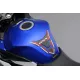 Tank pad, red/carbon